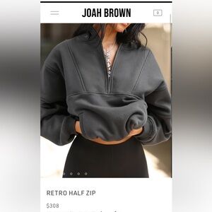 Joah Brown Black Pullover